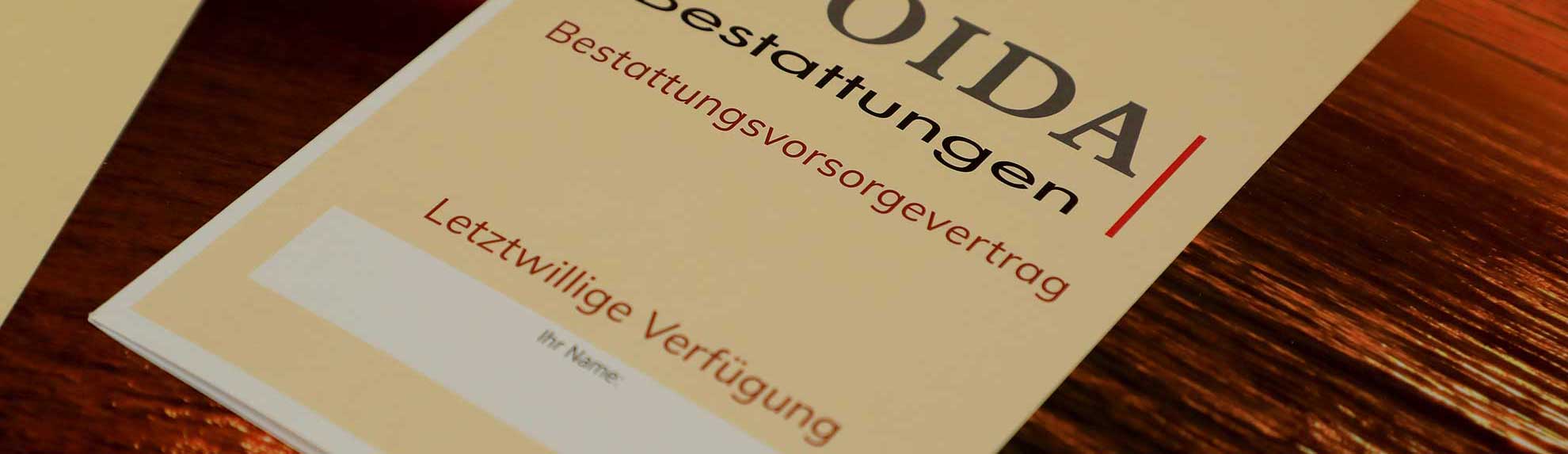 Bestattungsvorsorge